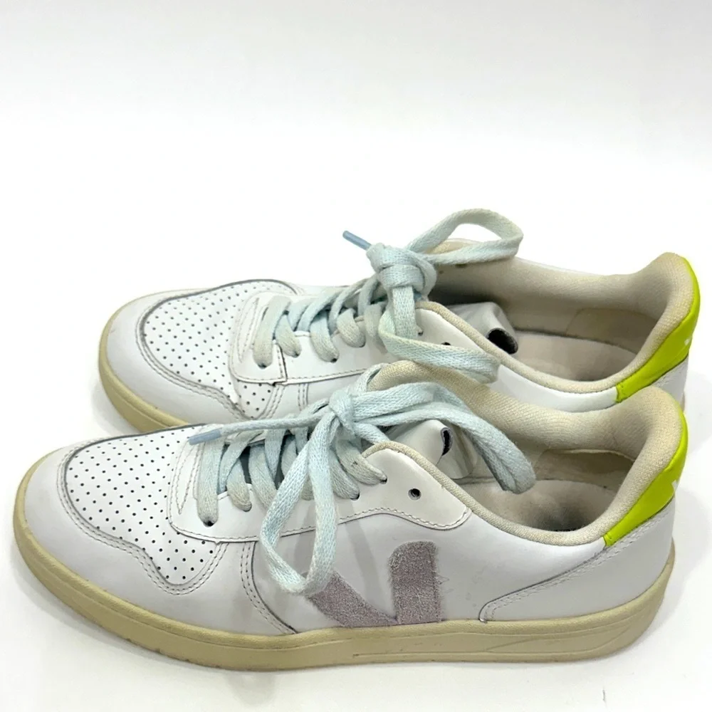Veja X Madewell Women’s Sneakers Neon Color Block limited edition size 6.